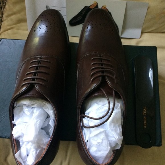 ARDEN TEAL - MENDOZA MEDALLION WALNUT OXFORD main image 6